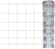 Zahradní plot pozinkovaná ocel 50 × 1,5 m stříbrný - Plot