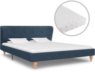 Bed with mattress blue 140x200 cm - Bed