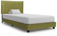 Bed frame green textile 90x200 cm - Bed Frame