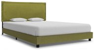 Bed frame green textile 140x200 cm - Bed Frame