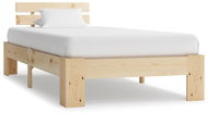 Bed frame solid pine wood 90x200 cm - Bed