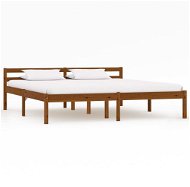 Bed frame honey brown solid pine 160x200 cm - Bed Frame