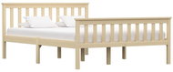 Bed frame light wood solid pine 140x200 cm - Bed Frame