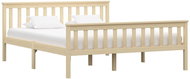 Bed frame light wood solid pine 180x200 cm - Bed Frame