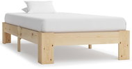 Bed frame solid pine wood 90x200 cm - Bed Frame