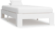 Bed frame white solid pine wood 90x200 cm - Bed