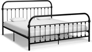 Bed frame black metal 180x200 cm - Bed