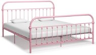 Bed frame pink metal 180x200 cm - Bed Frame