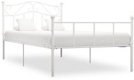 Rám postele biely kov 90 × 200 cm - Rám postele