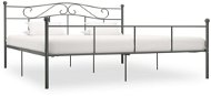 Rám postele šedý kov 200x200 cm - Rám postele