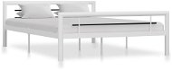 Bed frame black and white metal 120x200 cm - Bed Frame