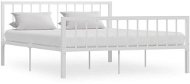 Bed frame white metal 160x200 cm - Bed Frame