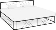 Rám postele šedý kov 180x200 cm - Rám postele