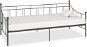 Daybed frame gray metal 90x200 cm - Bed