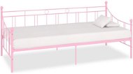 Rám dennej postele ružový kov 90 × 200 cm - Posteľ