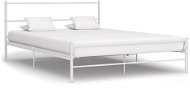 Bed frame white metal 120x200 cm - Bed Frame