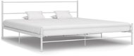 Rám postele biely kovový 160 × 200 cm - Rám postele