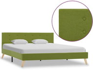 Bed frame green textile 160x200 cm - Bed Frame