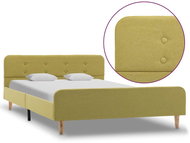 Bed frame green textile 120x200 cm - Bed Frame