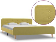 Bed frame green textile 140x200 cm - Bed Frame