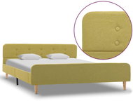 Bed frame green textile 160x200 cm - Bed Frame