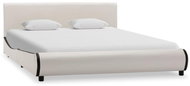 Bed frame white faux leather 120x200 cm - Bed Frame