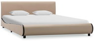 Bed frame cappuccino faux leather 120x200 cm - Bed Frame