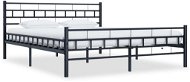 Bed frame black steel 140x200 cm - Bed Frame