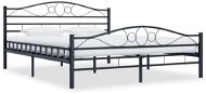 Bed frame black steel 140x200 cm - Bed Frame