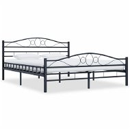 Bed frame black steel 200x200 cm - Bed Frame