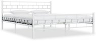 Rám postele, biely kovový, 160 x 200 cm - Rám postele