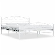 White metal bed frame 160x200 cm - Bed Frame