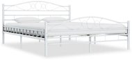 White metal bed frame 200x200 cm - Bed Frame