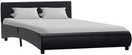 Bed frame black faux leather 120x200 cm - Bed Frame