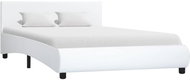 Bed frame white faux leather 120x200 cm - Bed Frame
