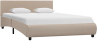 Cappuccino bed frame faux leather 140x200 cm - Bed Frame