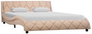 Bed frame cappuccino faux leather 120x200 cm - Bed Frame