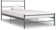 Rám postele, sivý kovový, 90 x 200 cm - Rám postele