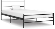 Rám postele, čierny kovový, 90 x 200 cm - Rám postele