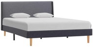 Bed frame gray textile 120x200 cm - Bed Frame