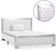 Bed frame white faux leather 120x200 cm - Bed Frame