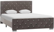 Bed frame gray textile 120x200 cm - Bed Frame
