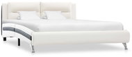Bed frame white faux leather 120x200 cm - Bed Frame