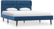 Bed frame blue textile 120x200 cm - Bed Frame