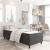 Bed frame gray textile 80x200 cm - Bed Frame
