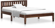 Bed frame solid mangrove wood 120 cm - Bed Frame