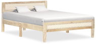 Bed frame solid mangrove wood 120 cm - Bed Frame