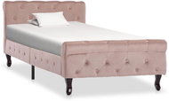 Bed frame pink velvet 90x200 cm - Bed Frame