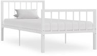 Rám postele biely kov 90 × 200 cm, 284562 - Rám postele