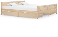 Rám postele se 4 zásuvkami masivní borovice 180 × 200 cm, 3060401 - Postel